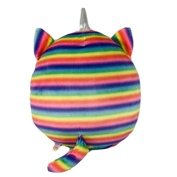 Rainbow Caticorn Plush Pillow Heather The Unicorn Cat Stuffed Animal Soft Squish - Picture 3 of 12
